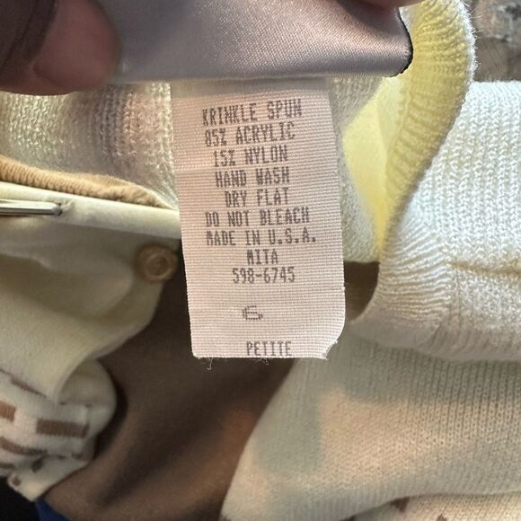 Mita Vintage 2Pc Sweater Dress 6 Petite - Picture 10 of 10